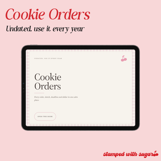 Cookie Orders | Digital Cookie Business Planner for iPad