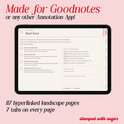 Cookie Orders | Digital Cookie Business Planner for iPad