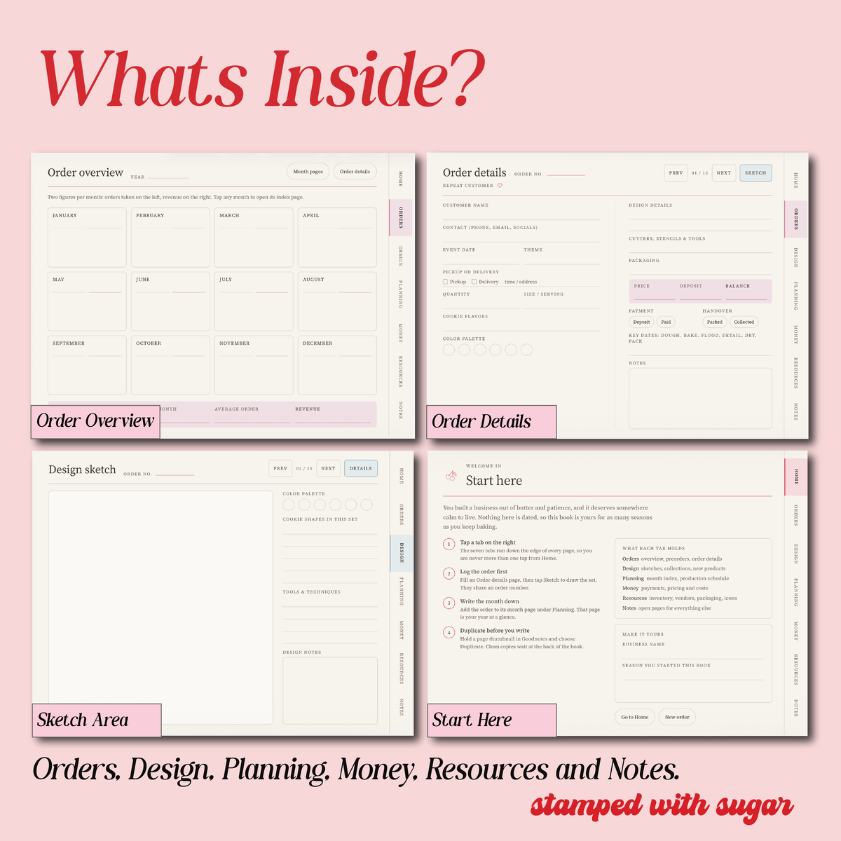 Cookie Orders | Digital Cookie Business Planner for iPad