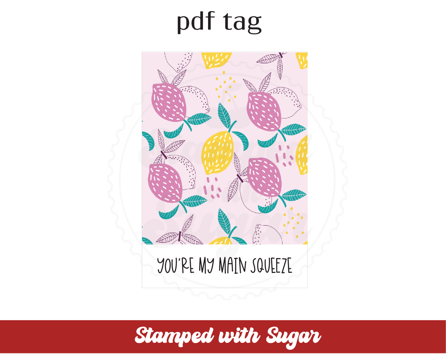 Etiqueta de PDF de la tarjeta Main Squeeze