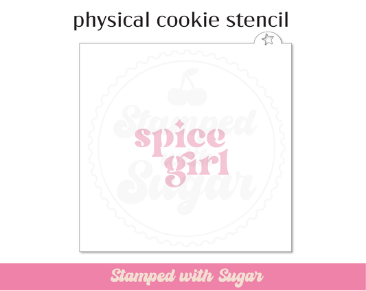 Plantilla física retro de las Spice Girls