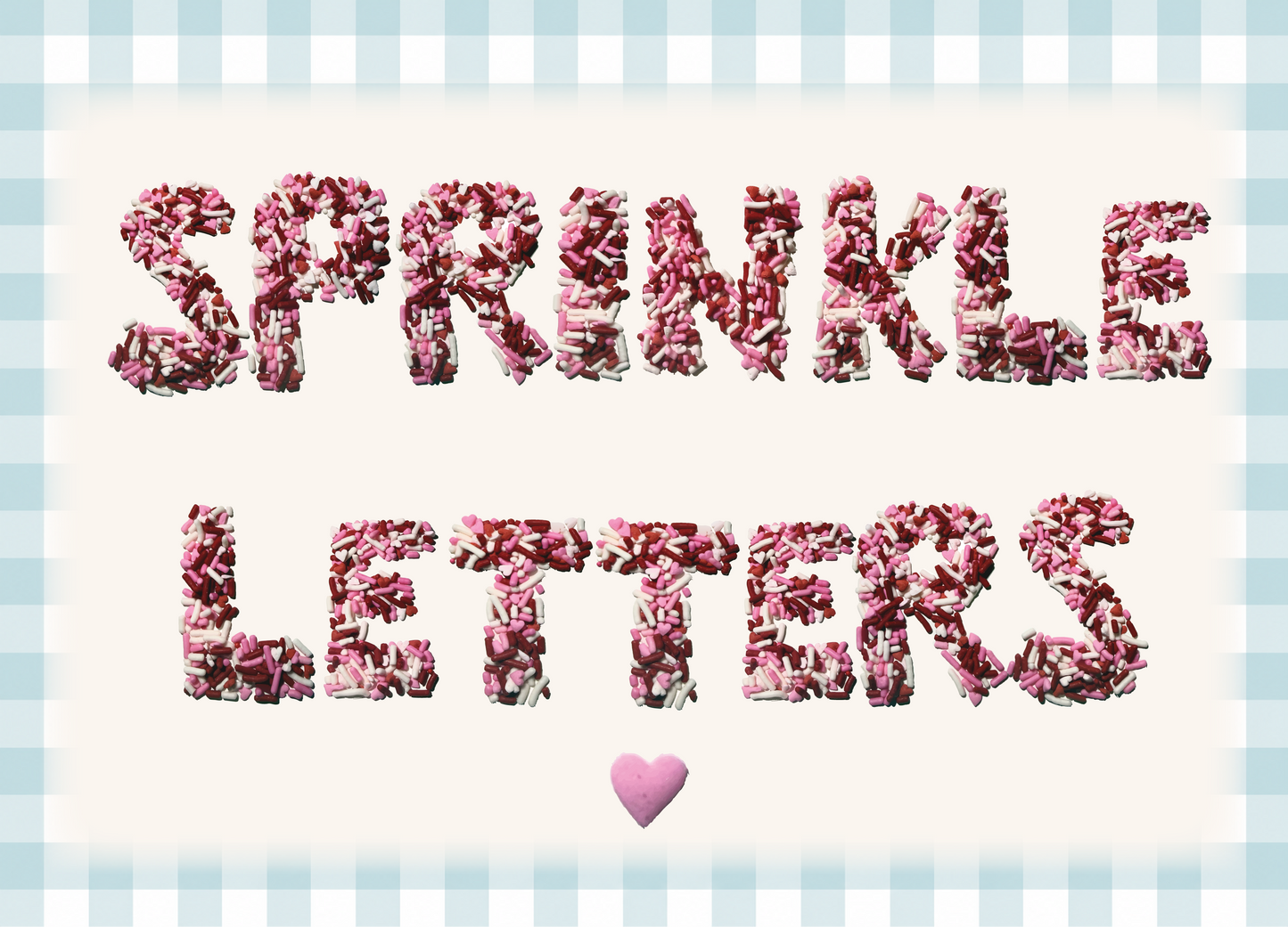 Sprinkle Letters